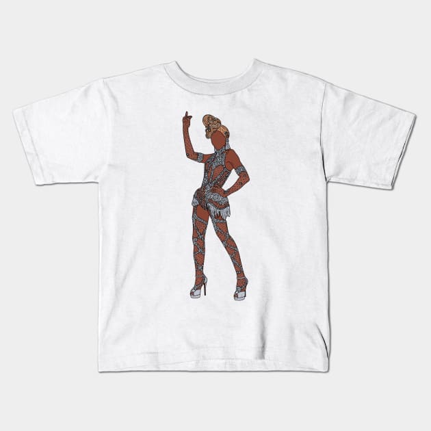 Jaida Essence Hall Kids T-Shirt by doctorbihcraft